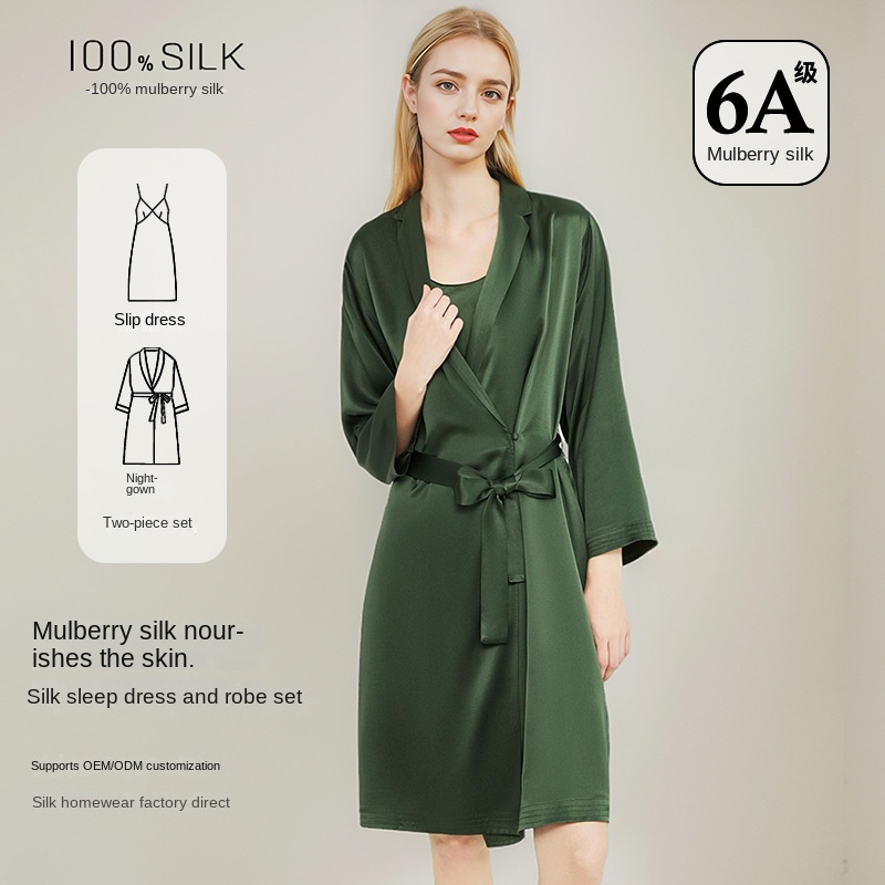 Women Elegant 100% Mulberry Si - đánh giá và giá Robe Silk Women