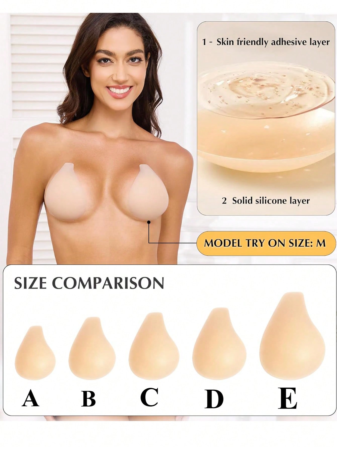 1 Pair Added Lift Nipple Cover - đánh giá và giá Nipple Cover Pasties